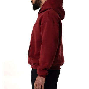 Sweat à capuche unisexe de haute qualité 100% coton et polyester, imprimé et brodé sur mesure, sweats à capuche d'hiver vierges - Vente en gros pour hommes et femmes - Product Image 2