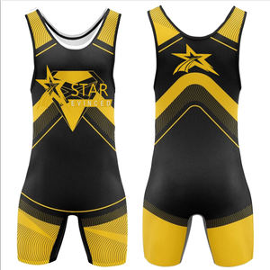 Traje de Lucha Libre Unisex para Adultos, Traje de Entrenamiento de Boxeo, Color y Logotipo Personalizados, 100% Poliéster, Secado Rápido, Transpirable, Talla Grande, SMART - Product Image 3