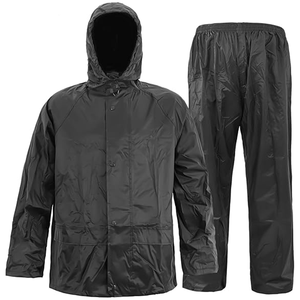 Ensemble coupe-vent personnalisé pour homme : veste à capuche et pantalon – Tenue de sport pour entraînement en extérieur et randonnée - Product Image 2