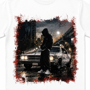 เสื้อยืดสกรีนลายสตรีทแวร์ ผ้าฝ้าย 100% 300GSM ทรงปกติ สำหรับทุกเพศ ขายส่ง - Product Image 4