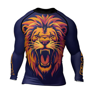 Rashguard Unisexe GAPE SPORTS MMA à Logo Personnalisé, Vente en Gros, Manches Longues, Nylon/Spandex, Compression, Protection UV, Design BJJ - Product Image 2