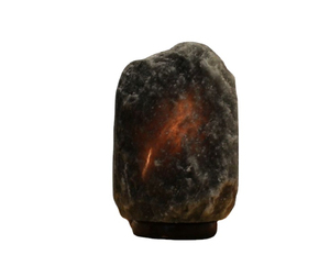 Lámpara de Sal del Himalaya OEM con Interruptor y Base de Madera, Lámpara de Mesa de Sal Gris Natural Tallada con Regulador de Intensidad, Venta al por Mayor - Product Image 6