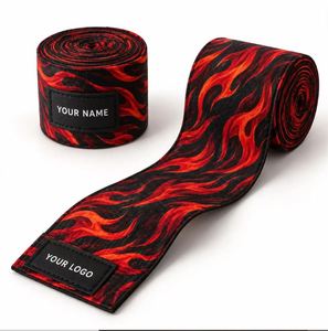 HOMIZON ENTERPRISES HE-HB-1 OEM ODM Bandages de boxe personnalisés, bandages élastiques MMA, 2 pièces, tailles et couleurs personnalisées, logo, certifié CE - Product Image 1