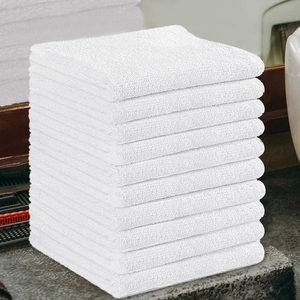Meilleurs Lingettes pour les Mains et le Visage de Qualité Supérieure, Blanches, Taille 30x30, Serviettes de Bain, 10 Pièces, Emballage Personnalisé, Prix de Gros Fabricants - Product Image 4