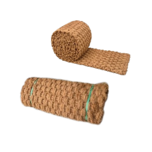High quality anti <b>slip</b> coir mat for road paving and outdoor garden flooring 35mm thickness natural coconut fiber matting roll - Product Image 1