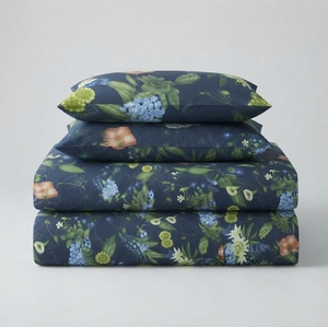 Drap de lit en satin vert Vienne T=200, 100% coton, tissé uni, respirant, toutes saisons, style simple, usage domestique - Product Image 1
