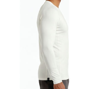 Vente directe d'usine - T-shirt de compression pour homme, manches longues, respirant, écologique, logo personnalisé, impression numérique, UPF50+ - Product Image 3