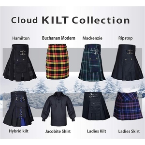Sporran en cuir noir de qualité supérieure avec motif celtique en relief, chaîne décorative argentée, trois pompons, pour kilt écossais traditionnel - Product Image 6