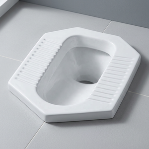 Inodoro de cerámica Vistaar Diamond GT Pan, sanitario oriental para constructores comerciales en África. - Product Image 3