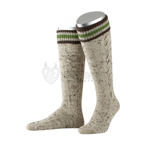 Calcetines Tradicionales Bávaros Hasta la Rodilla para Hombre, Estilo Alpino Clásico para Festivales Folclóricos - Product Image 3