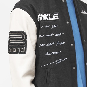 Custom High Quality Men's Varsity <b>Jacket</b> Unisex Vintage Letterman <b>Baseball</b> <b>Bomber</b> <b>Jackets</b> Wool Leather Sleeves Streetwear - Product Image 3