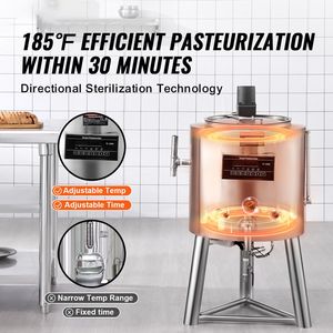 Pastorizzatore Professionale per Latte da 30L, Grado Commerciale, in Acciaio Inox 304 per Alimenti, per Latte, Succhi e Uova - Product Image 2