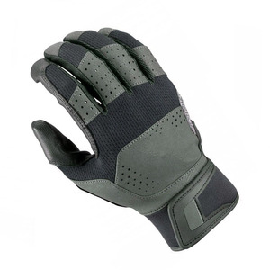 Gants de baseball personnalisés en cuir noir antidérapants à haute adhérence pour jeunes joueurs de softball en extérieur - Product Image 5