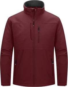 Veste softshell légère pour homme, doublée de polaire, coupe-vent, imperméable, pour la randonnée en plein air - Product Image 2