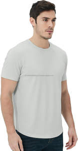 Fabricante de Ropa al por Mayor, Camiseta Personalizada de Manga Corta para Hombre, 240g, 100% Algodón Tejido, Transpirable, de Secado Rápido, Talla Grande - Product Image 2