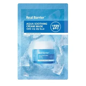 Real Barrier Aqua Soothing Cream Mask Sheet 1 Sheet Good Quality Facial Masks - Product Image 1