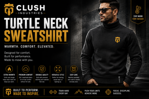 Turtle Neck Sweatshirt - Product Image 1