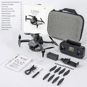 Dron con Cámara GPS L200 MINI, Gimbal de 6 Ejes, Cámara Dual, WIFI 5G, Alcance de 3KM, 25 Minutos de Vuelo, Control Remoto, Quadcopter - Product Image 3