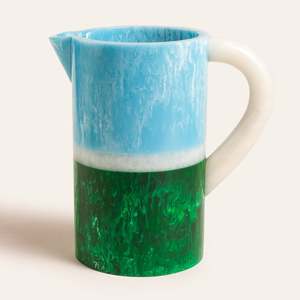 Mug en résine fait main, couleur personnalisée, motif marbré, moderne, avec paille rabattable, compatible lave-vaisselle, avec boîte cadeau - Product Image 1