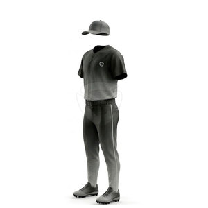 Conjunto de Uniforme de Béisbol para Hombre, Diseño Moderno, Tela Suave, Ligero, Adecuado para Clubes, Escuelas y Deportes de Equipo - Product Image 4