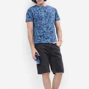 เสื้อยืดคอกลมผู้ชายแบบถัก ผสมโพลีเอสเตอร์/คอตตอน สำหรับงานทางการ ระบายอากาศได้ดี เป็นมิตรกับสิ่งแวดล้อม แขนสั้น สีและขนาดตามสั่ง - Product Image 4