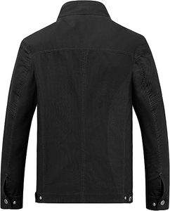 Veste légère en coton pour homme, veste décontractée, manteau de terrain, coupe-vent - Product Image 2