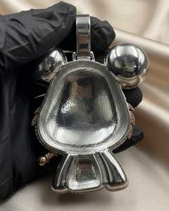 Colgante de Personaje de Dibujos Animados Anergy Bear con Incrustaciones de Moissanita VVS en Plata 925, Colgante Personalizado de Dibujos Animados, Colgante Hip Hop para Raperos - Product Image 2