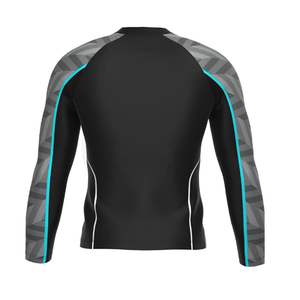 Camiseta de Compresión de Secado Rápido, Anti-UV, Transpirable y Ecológica, Diseño Personalizado, Color Sólido, para Hombre, Protección UV, Poliéster/Nailon - Product Image 4