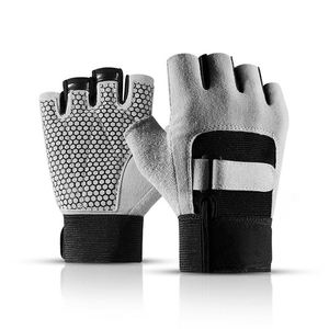 GAF Unisex PU Leather Non-Slip Half-Finger Fitness <b>Gloves</b> Customizable Size for Workout <b>Weight</b> Lifting Gym <b>Training</b> Outdoor - Product Image 6