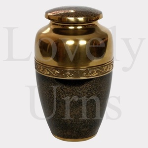 Urne funéraire en bronze pour adultes, taille moyenne, pour cendres, souvenir commémoratif, design élégant - Product Image 2