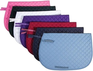 Vente en gros de tapis de selle pour chevaux personnalisés, couverture d'équitation matelassée, fabricant OEM - Product Image 1
