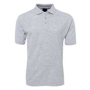 Polo à manches courtes rouge pour homme, coupe classique, couleur unie, style décontracté, tissu piqué tricoté, grandes tailles, polos en coton pour homme. - Product Image 4