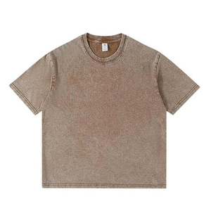 Camiseta de Algodón 100% con Estampado de Camuflaje Real, Estilo Hip Hop, Hombros Caídos, para Caza, Moda, Talla Grande - Product Image 6