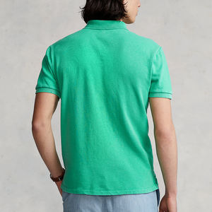 Camisetas de Punto Suave de Alta Calidad para Hombre, Servicio OEM, Transpirables, de Secado Rápido, Color y Logotipo Personalizados, Estilo Urbano - Product Image 6