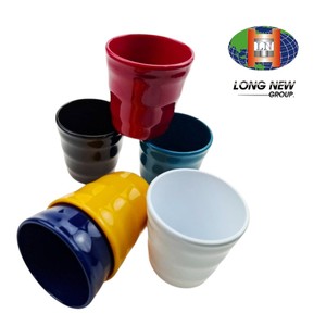 LONGNEW Eco-Friendly Reusable PET Plastic Cups | Custom Molded Wavy Grip Drinking Cups | Made in Taiwan - Product Image 4