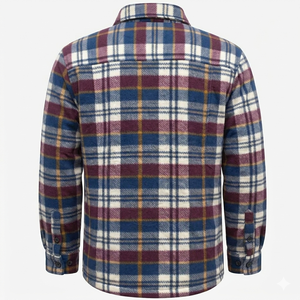 <b>Men's</b> Winter <b>Flannel</b> Shirt <b>Jacket</b> Sherpa Fleece Lined Breathable Waterproof Windproof Casual Outerwear Plus Size Options Plaid - Product Image 2