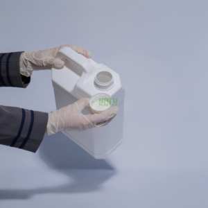 Wholesale Custom 5L <b>Plastic</b> Jerry Can for Cleaning Liquid Package <b>Container</b> Oil Champagne <b>Square</b> Barrel With Screw Lid - Product Image 4