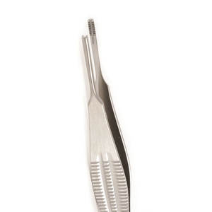 Pince à tissus marron de qualité supérieure pour instruments chirurgicaux, à mâchoires fines dentelées, 5 1/2 pouces (140 mm), en acier inoxydable - Product Image 2