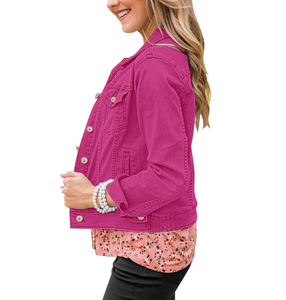 Chaqueta vaquera gruesa y cálida para mujer, al mejor precio, nueva moda de ropa de invierno, chaquetas vaqueras para chicas - Product Image 3
