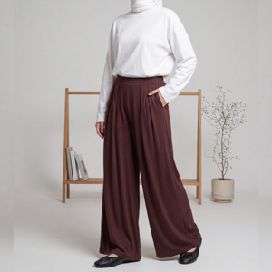 Pantalon ample et culotte pour femme, taille confortable, grande taille - Product Image 2