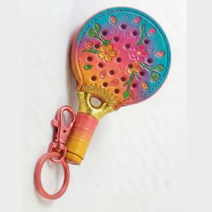 Llavero de Raqueta de Pádel de Goma Duradera de Primera Calidad, Regalo de Recuerdo con Logotipo Personalizado y Empaque para Clubes Deportivos, Todas las Temporadas - Product Image 3