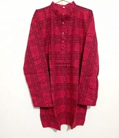 Kurta imprimé Om pour homme hindou, vente en gros, kurta imprimé Om de designer en provenance d'Inde, kurta ethnique Om, exportations de qualité en gros