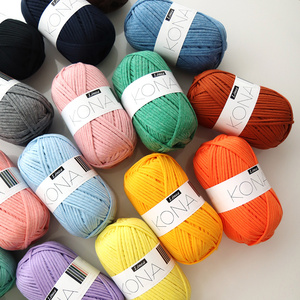 ไหมถักไหมพรมอะคริลิคคอตตอนไนลอน Linea KONA น้ำหนัก 65 กรัม ไหมถักโครเชต์ ไหมอะคริลิค ไหมถักโครเชต์ - Product Image 1