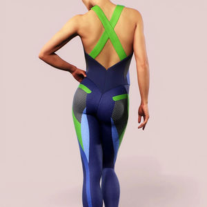 Mono Deportivo Corto con Cierre para Mujer, para Yoga y Fitness, con Precio Razonable y Alta Calidad - Product Image 5