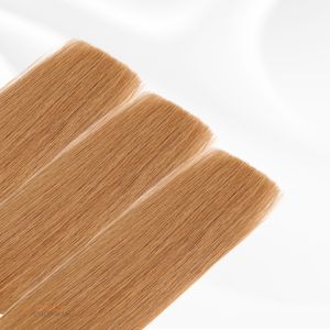 Vente en gros d'extensions de cheveux à double boucle Micro 100% européens soyeux droits 1g/mèche 50g paquets de cheveux bruts vietnamiens - Product Image 6