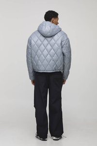 Regular Fit Men Streetwear Canvas Puffer <b>Jacket</b> Waterproof Washed <b>Soft</b> <b>Shell</b> Zipper Print Warm Breathable Windproof Winter - Product Image 5