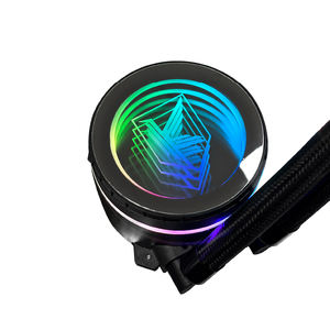 Enfriador Líquido para CPU Kingsman KA-R240 Negro ARGB, Sistema de Refrigeración por Agua AIO de 240 mm con Doble Ventilador para Intel y AMD - Product Image 3