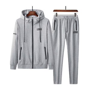 Ensemble de survêtement d'été personnalisé pour hommes : survêtement de sport, fitness et entraînement, deux pièces (pull et pantalon) - Product Image 2