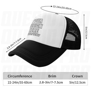 Bulk Custom Trucker <b>Hats</b> Personalized Text Name Logo Mesh <b>Cap</b> for Men Women Sports Casual Outdoor Adjustable <b>Caps</b> OEM ODM - Product Image 4