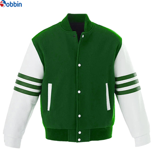 Blouson d'hiver pour homme, tendance du moment, blousons universitaires personnalisés en laine pour homme, blousons universitaires de baseball avec manches en cuir pour homme - Product Image 3